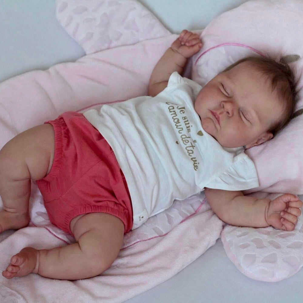20 Zoll Reborn Puppen mit geschlossenen Augen-Peaches
