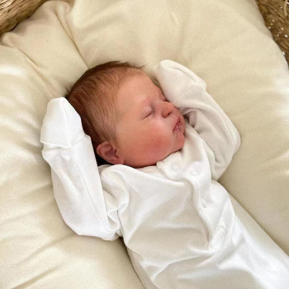 19 Zoll realistische Elroy Reborn Puppe mit geschlossenen Augen