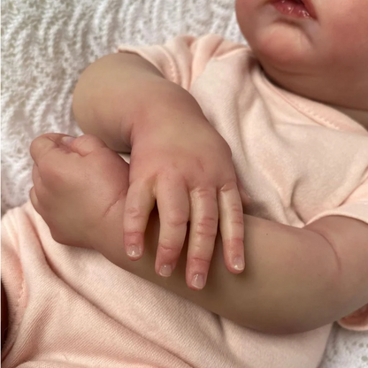 19 Zoll Geöffnete Augen Mona Reborn puppen Mädchen-Meadow