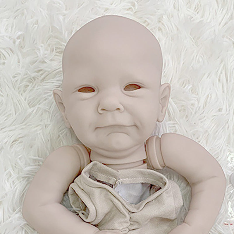 19 Zoll Ava unbemaltes Reborn Puppe Kit mit offenen Augen