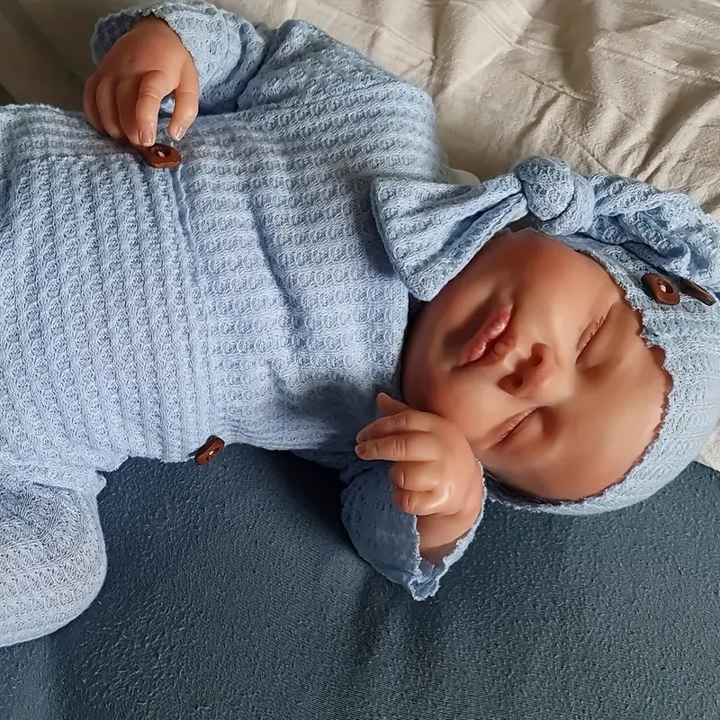20 Zoll realistische Yedda Geschlossene Augen Reborn Puppen Mädchen
