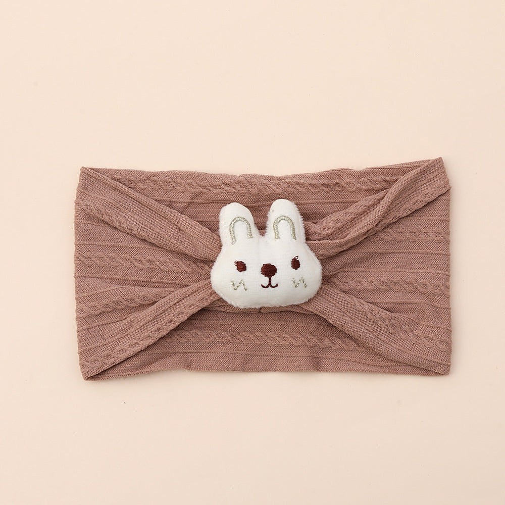 Niedliches Hasen-Baby-Stirnband aus Nylon