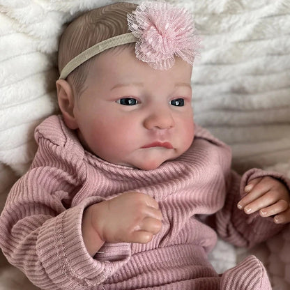 Beryl 18 Zoll realistische Reborn Puppen Mädchen mit offenen Augen