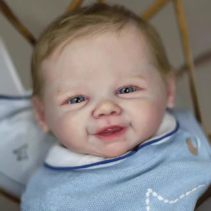 19 Zoll Reborn Abel Augen auf Puppen mit Haaren-Vivienne