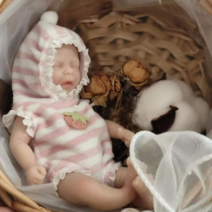 6 Zoll 15cm Geschlossene Augen Reborn Puppen Zwillinge-Darren