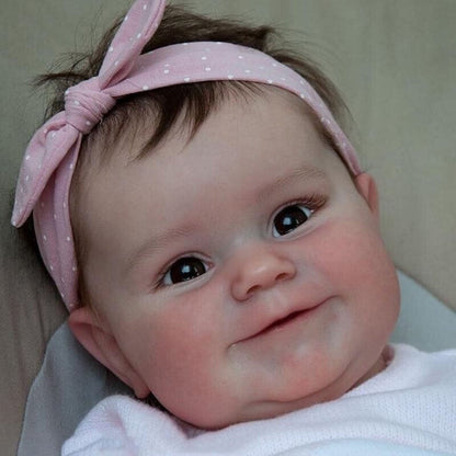 20 Zoll Lebensechte Philippa Offene Augen Braune Haare Reborn Puppen Mädchen- Maddie