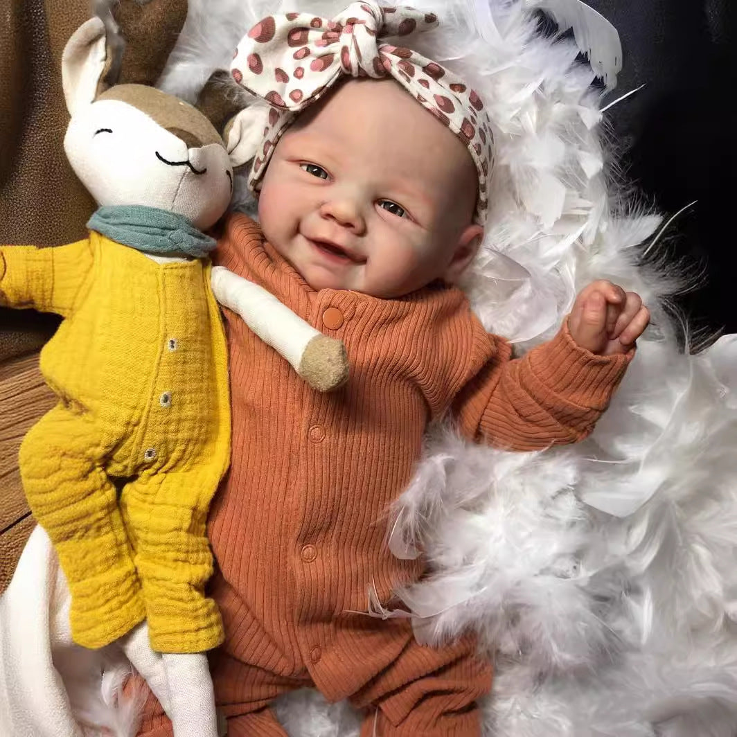 19 Zoll Nigel Augen auf Reborn Puppen-Vivienne