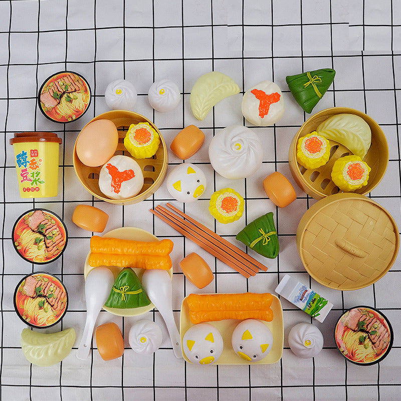 45 STÜCK Spielküchen-Essensset für Kinder