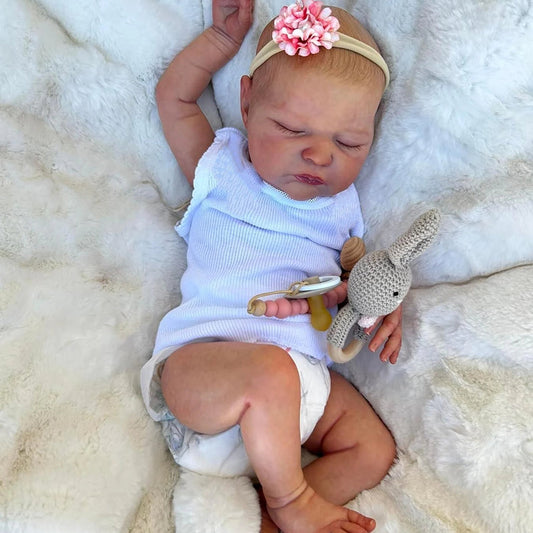 20 Zoll Lindsay Augen schließen Reborn Puppen-Laura