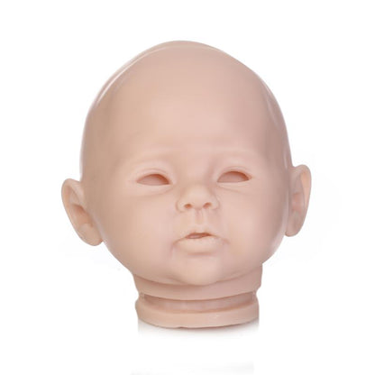 20 Zoll Raven DIY unbemaltes Reborn Puppe Kit mit offenen Augen