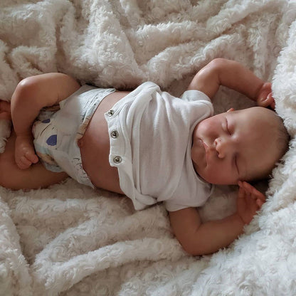 18 Zoll Grant Augen schließen Reborn Puppe Junge-Levi