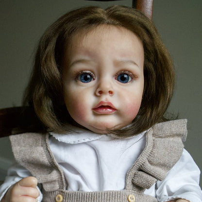 21 Zoll Chloe Augen auf DIY leer Reborn Baby Kit