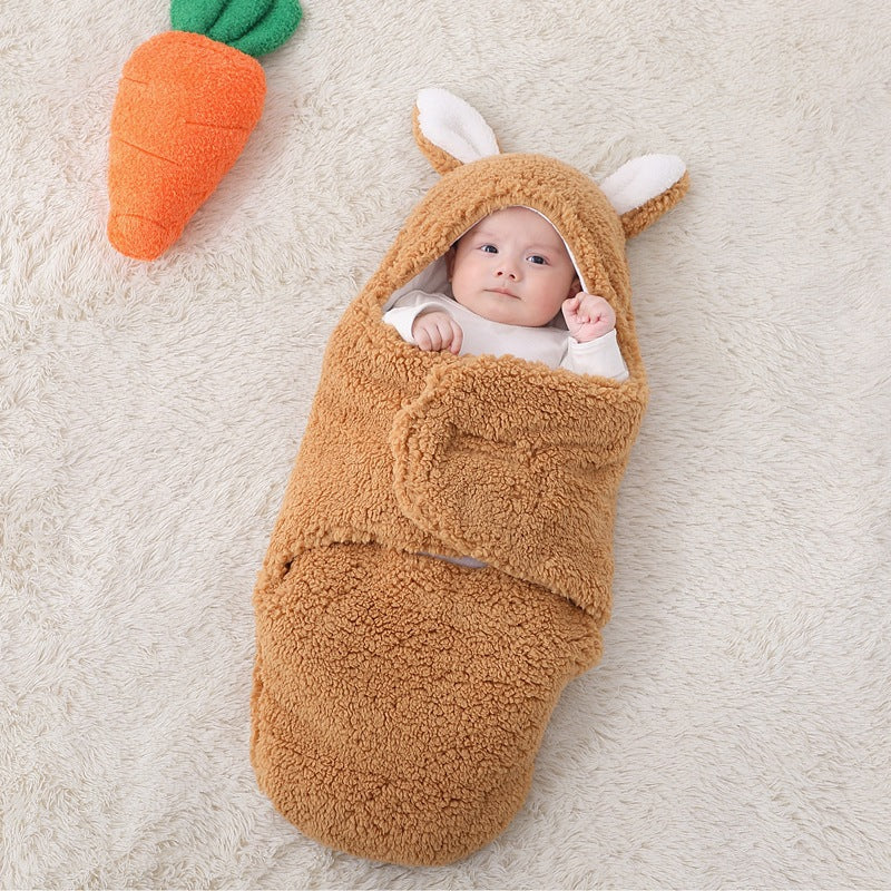 Plüsch-Schlafsack mit großen Ohren für 16-24 Zoll Reborn Puppen