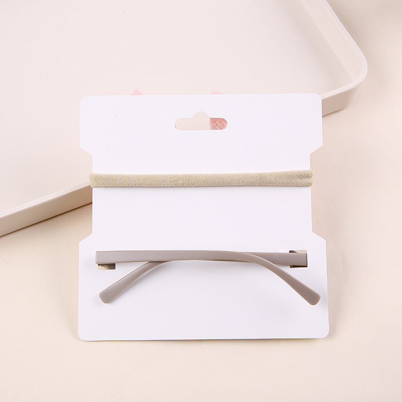 Zweiteiliges Sonnenbrillen-Set mit Schleife und Nylon-Stirnband
