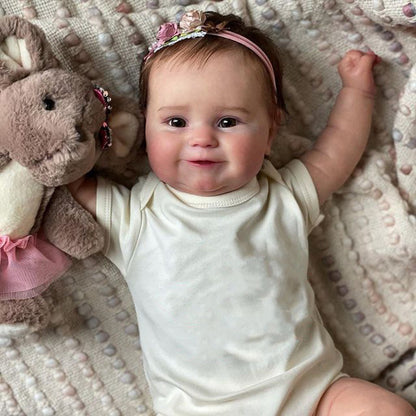 20 Zoll süße Lura Offene Augen Reborn Puppe Mädchen- Maddie