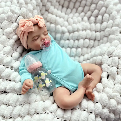 20 Zoll süße Rosalie Reborn Puppen Mädchen in blauer Kleidung