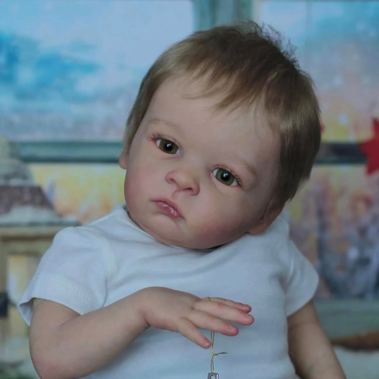 22 Zoll Augen auf Reborn puppen-Oskar