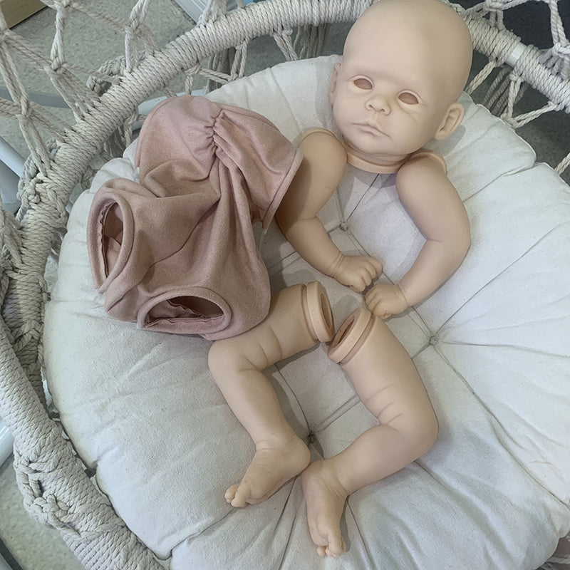 19 Zoll Joleen Augen auf DIY Rohling Unbemalt Bausatz Reborn Kit