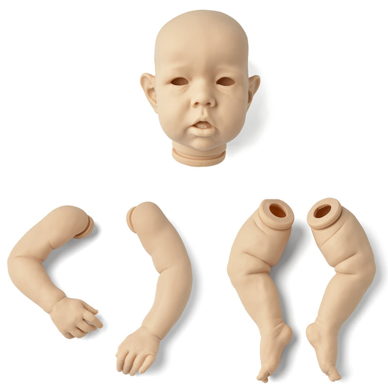 20 Zoll Liam Offene Augen DIY Unlackiertes Reborn Puppe Kit