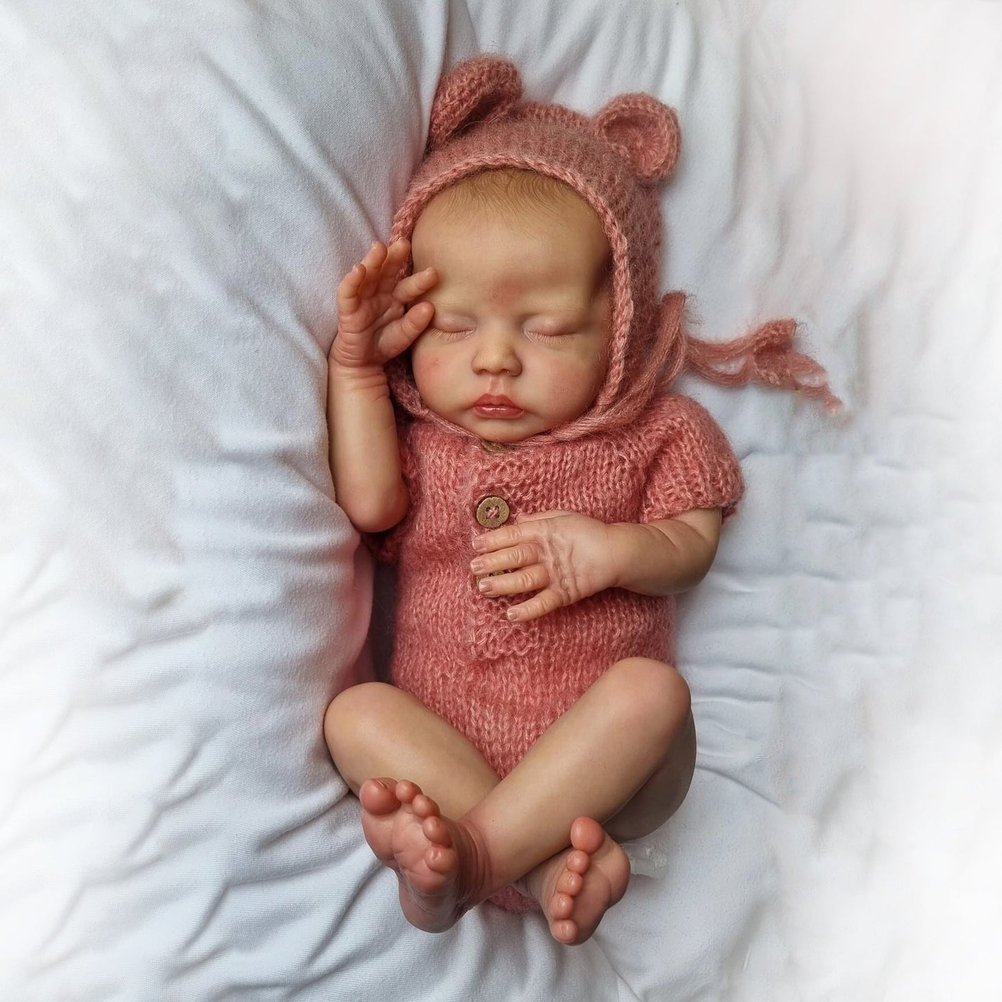 18 Zoll Nora Süß Schlafen Reborn Puppen Ohne Haare