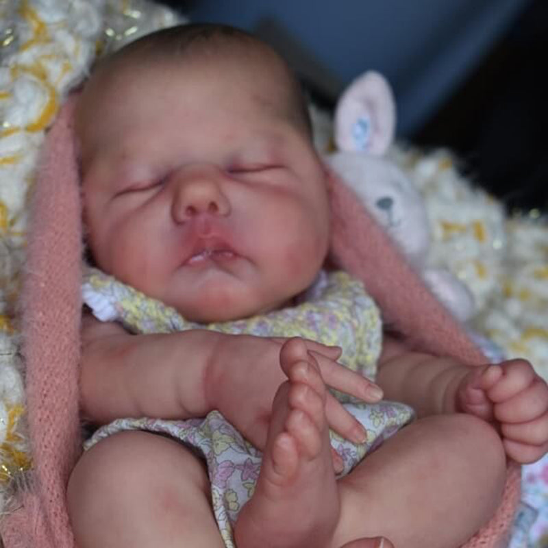 19 Zoll realistische Novia Reborn Puppe mit geschlossenen Augen