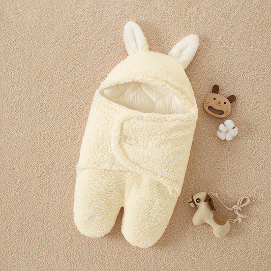 Plüsch-Schlafsack Gespaltene Beine mit großen Ohren für 16-24 Zoll Reborn Puppen