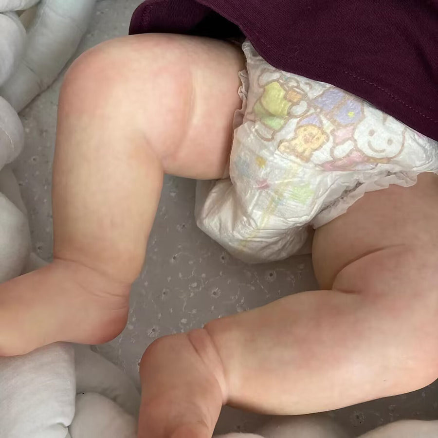24 Zoll/60cm lebensechte Elaine Augen auf Reborn Puppen-Kodi