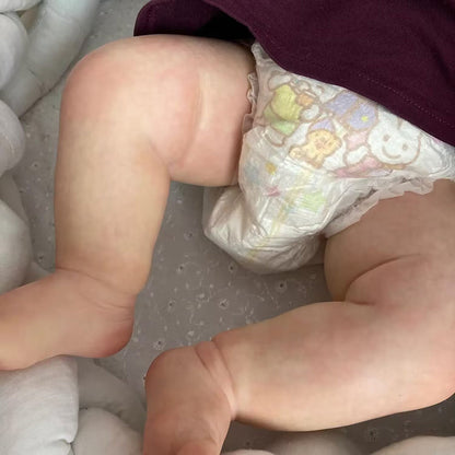 24 Zoll/60cm lebensechte Elaine Augen auf Reborn Puppen-Kodi