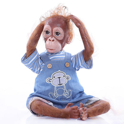 21 Zoll 52 cm 100% Artist Gemacht Reborn Affe Babypuppe
