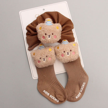 Lieber Bär BabyMütze und Socken 2-teiliges Set