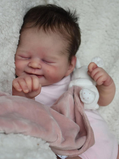 19 Zoll Reborn Puppe mit geschlossenen Augen - Alisha