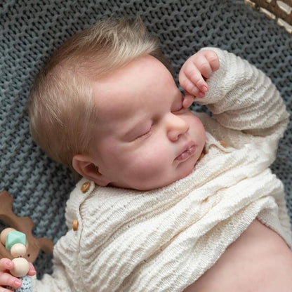20 Zoll süßer Rachel Geschlossene Augen Reborn Puppen junge-Loulou