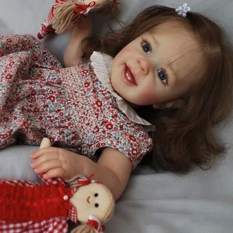 24 Zoll realistische Judy Reborn Puppen Mädchen-Yannik