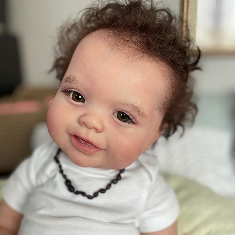 22 Zoll lebensechte Renee Augen auf Reborn Babypuppen Mädchen