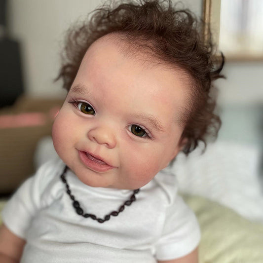 22 Zoll lebensechte Renee Augen auf Reborn Babypuppen Mädchen