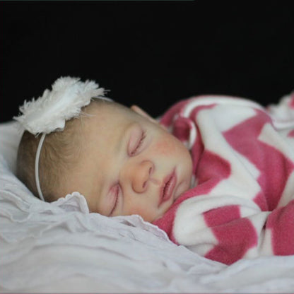 16 Zoll Gänseblümchen Geschlossene Augen DIY leeres Reborn Baby Kit
