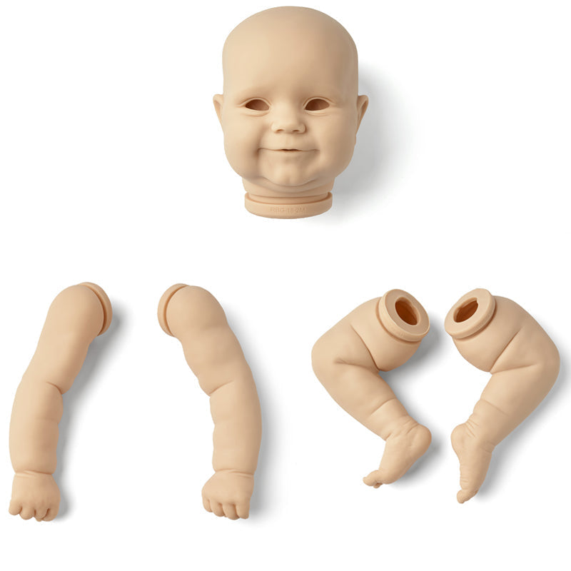 20 Zoll Maddie Offene Augen DIY Unlackiertes Reborn Puppe Kit