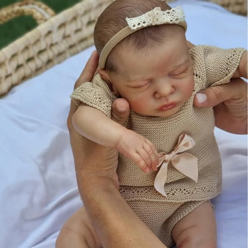19 Zoll May Geschlossene Augen Rebornpuppen-Romy