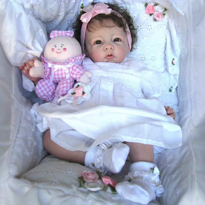 Flora 20 Zoll Realistische Reborn Puppe Mit Offenen Augen