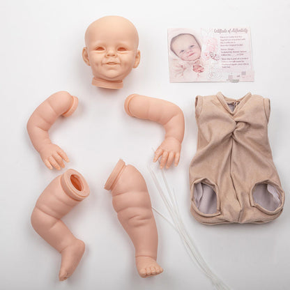 21 Zoll süße Shaya DIY Leeres unbemaltes Reborn Puppe Kit