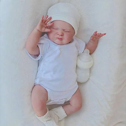 Violette 19 Zoll wirklich schlafende Reborn Puppe-Max