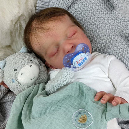 18 Zoll Jared Verwurzeltes Haar Reborn puppen-Jude