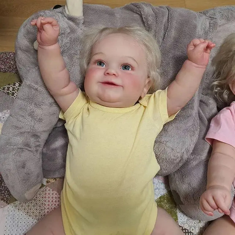 20 Zoll lebensechte Amelia und Marvin Reborn Zwillingspuppen mit offenen Augen