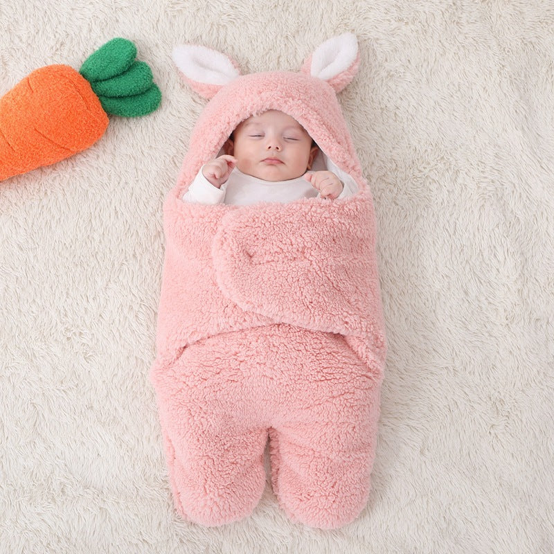 Plüsch-Schlafsack Gespaltene Beine mit großen Ohren für 16-24 Zoll Reborn Puppen
