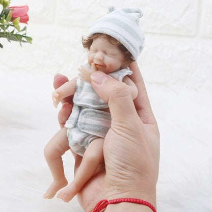 6 Zoll 15cm Lächeln Mini-Rebornpuppe April