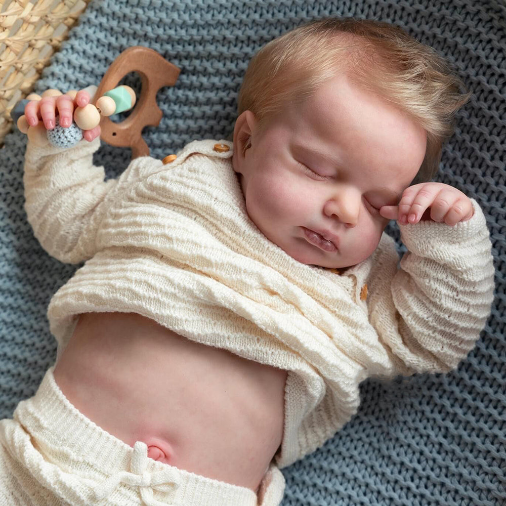 20 Zoll süßer Rachel Geschlossene Augen Reborn Puppen junge-Loulou