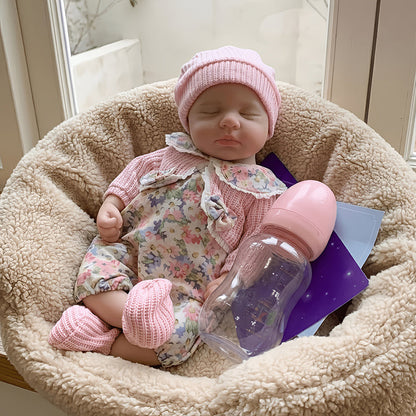 30 cm Reborn Puppe aus Vollsilikon Zwillingsschwestern – Loulou und Vivienne