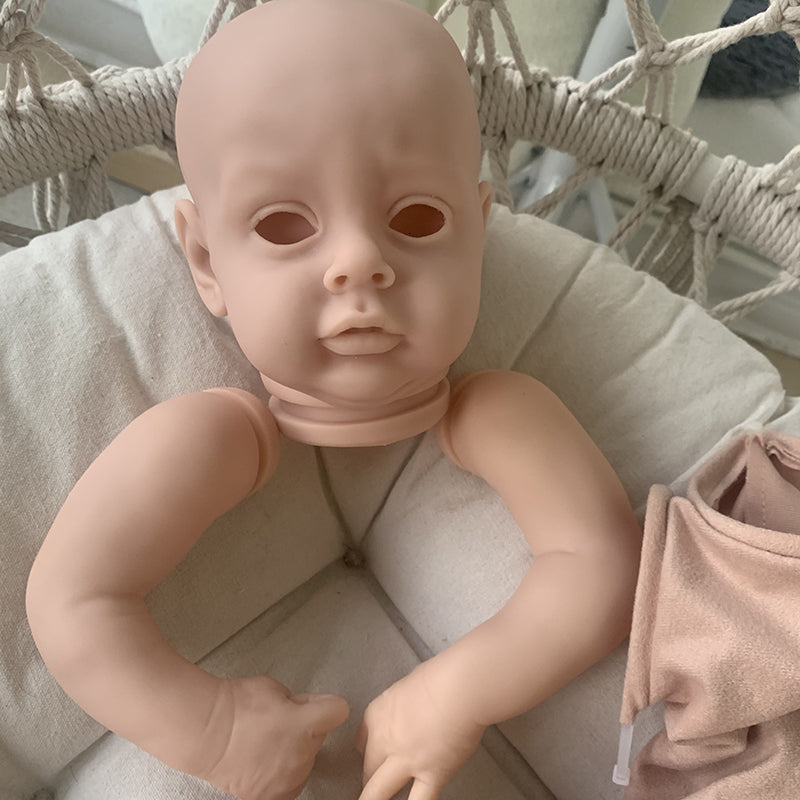 21 Zoll Chloe Augen auf DIY leer Reborn Baby Kit