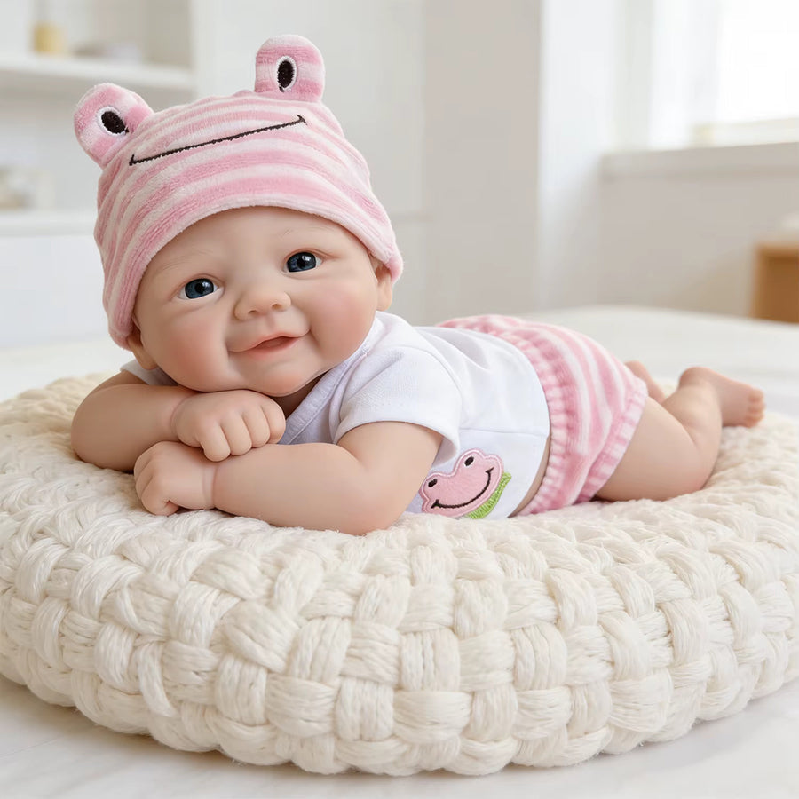 30cm weiche Silikon Reborn Babypuppe Mädchen Vivienne