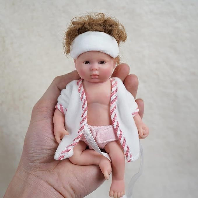 6 Zoll Mini Reborn Puppen mit offenen Augen